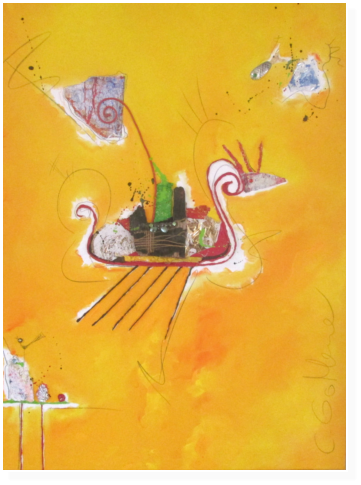 Nr.11 Mischtechnik auf Leinwand 50x40cm