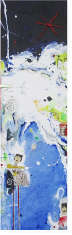 Nr.46 Mischtechnik  30x100cm (1)